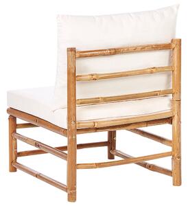 Zahradní židle Dřevo Krémově bílá CERRETO
