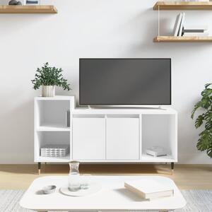 TV skříňka bílá 100x35x55 cm kompozitní dřevo