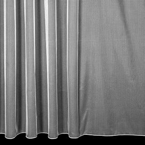 Rand žakárová záclona INCI/1043 drobný puntík, bílá, výška 120cm (v metráži)