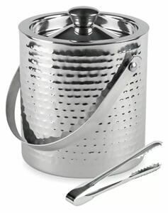 Kinghoff Kbelík na led s kleštěmi Kinghoff, 1,5L, proužky