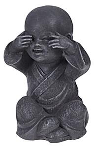 Soška Buddha Nevidím zlo, 15 cm