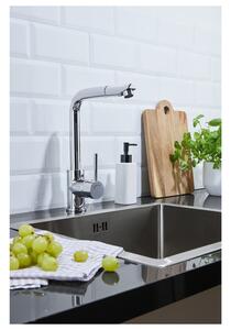 LIVARNO home Designová kuchyňská baterie s výsuvnou sprchou (100375210)