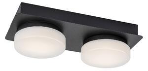 RABALUX Koupelnové stropní LED svítidlo ATTICHUS, 11W, denní bílá, černé 0075002