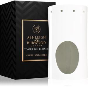 Ashleigh & Burwood London White and Gold keramická aromalampa 1 ks