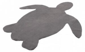 Kusový koberec Luna 853 grey - želva 83x92 cm