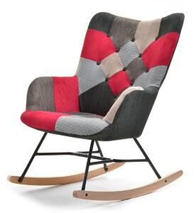 HezkýNábytek.cz Křeslo Sibyla (patchwork + buk černý). 1110393