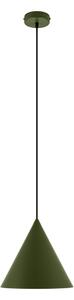 Lustr na lanku ETNA II 1xE27/15W/230V pr. 25 cm zelená