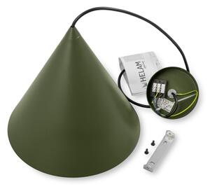 Lustr na lanku ETNA II 1xE27/15W/230V pr. 25 cm zelená