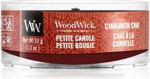 Woodwick Cinnamon Chai votivní svíčka s dřevěným knotem 31 g