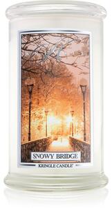 Kringle Candle Snowy Bridge vonná svíčka 624 g