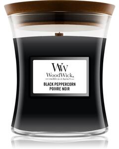 Woodwick Black Peppercorn vonná svíčka s dřevěným knotem 275 g