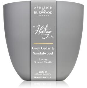 Ashleigh & Burwood London The Heritage Collection Grey Cedar & Sandalwood vonná svíčka 250 g