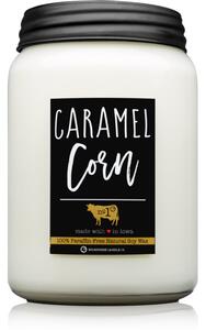 Milkhouse Candle Co. Farmhouse Caramel Corn vonná svíčka Mason Jar 737 g