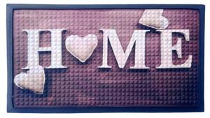 Home Elements Rohožka Home se srdíčky, gumová + PP 45 x 75 cm