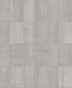 Šedá geometrická vliesová tapeta na zeď, SUM302, Summer, Khroma by Masureel
