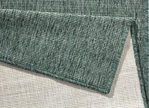 NORTHRUGS - Hanse Home koberce Kusový koberec Twin-Wendeteppiche 103095 grün creme – na ven i na doma - 80x150 cm