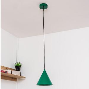 Lustr na lanku ETNA II 1xE27/15W/230V pr. 18,5 cm zelená