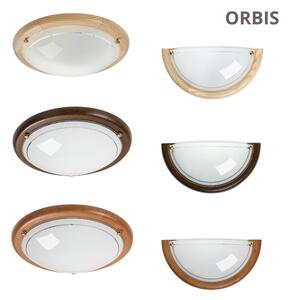 Brilagi - Stropní svítidlo ORBIS 2xE27/60W/230V pr. 38 cm borovice