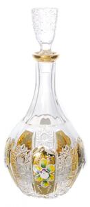 Zlatá broušená láhev, Royal Crystal, 500 ml