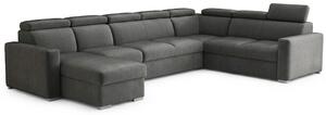 Sedací souprava PEDRO U | 170x380x250 | rozkládací + 3x úložný prostor | VÝBĚR TKANIN