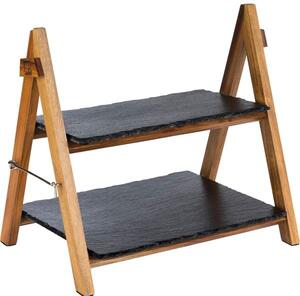 Servírovací stojan 2-patrový APS 34 cm