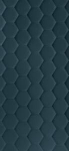 Obklad Marca Corona 4D Hexagon Deep Blue Matt 40x80
