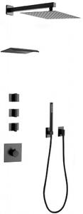 MEXEN - Boka sprchový podomítkový set, černá 7603-03-70