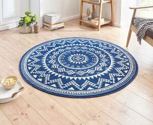 Kusový koberec Celebration 103442 Valencia Blue kruh 200x200 cm