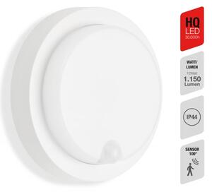 Telefunken - LED Venkovní nástěnné svítidlo se senzorem LED/12W/230V IP44 bílá