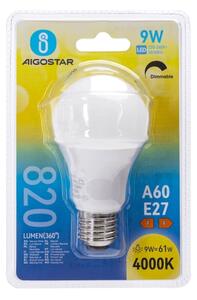 LED Stmívatelná žárovka A60 E27/9W/230V 4000K - Aigostar