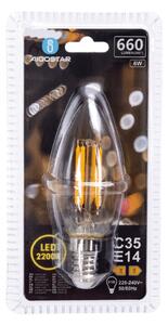 LED Žárovka FILAMENT C35 E14/6W/230V 2200K - Aigostar