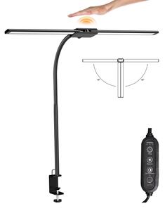 Top Light - LED Stm stolní lampa s klipem LYRA LED/18W/230V 3000-6500K černá