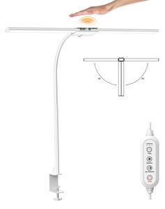 Top Light - LED Stm stolní lampa s klipem LYRA LED/18W/230V 3000-6500K bílá