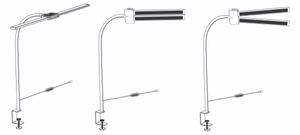 Top Light - LED Stm stolní lampa s klipem LYRA LED/18W/230V 3000-6500K černá