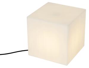 Moderní venkovní svítidlo bílé 30 cm čtvercové IP44 - Nura