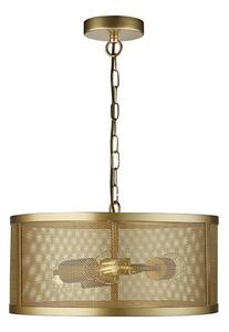 Searchlight 12483-3GO - Lustr na řetězu FISHNET 3xE27/60W/230V zlatá