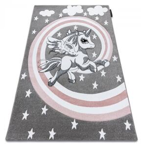 Dětský kusový koberec Petit Pony grey 140x190 cm