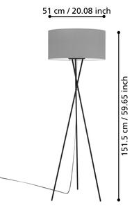 Eglo 900187 - Stojací lampa FONDACHELLI 1xE27/60W/230V
