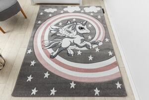 Dětský kusový koberec Petit Pony grey 160x220 cm