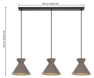 Eglo 900348 - Lustr na lanku NASTASIA 3xE27/40W/230V