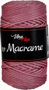 Pletací / háčkovací příze Vlna-Hep PP MACRAME 4028 tmavě růžová, jednobarevná, 100g/85m