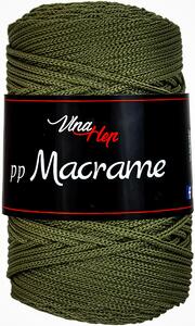 Pletací / háčkovací příze Vlna-Hep PP MACRAME 4164 khaki, jednobarevná, 100g/85m