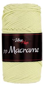 Pletací / háčkovací příze Vlna-Hep PP MACRAME 4176 světle žlutá pistáciová, jednobarevná, 100g/85m