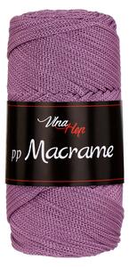 Pletací / háčkovací příze Vlna-Hep PP MACRAME 4058 lila fialová, jednobarevná, 100g/85m