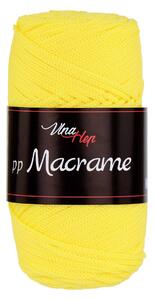 Pletací / háčkovací příze Vlna-Hep PP MACRAME 4184 žlutá, jednobarevná, 100g/85m