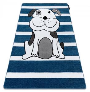 Dětský kusový koberec Petit Puppy blue 120x170 cm