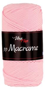 Pletací / háčkovací příze Vlna-Hep PP MACRAME 4004 světle růžová, jednobarevná, 100g/85m