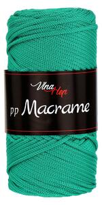Pletací / háčkovací příze Vlna-Hep PP MACRAME 4132 smaragdová, jednobarevná, 100g/85m