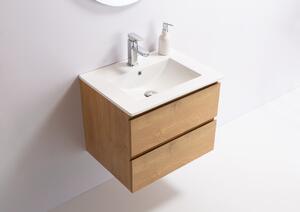 CERANO - Koupelnová skříňka pod umyvadlo Carole - přírodní - 60 cm