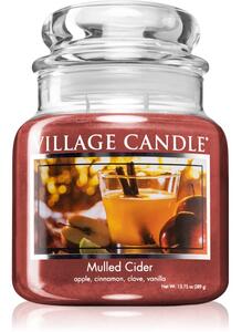 Village Candle Mulled Cider vonná svíčka (Glass Lid) 389 g